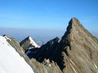 La cresta che sale al Nadelhorn