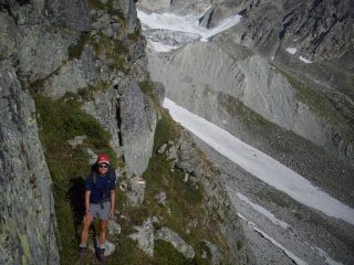 inizia il tratto esposto