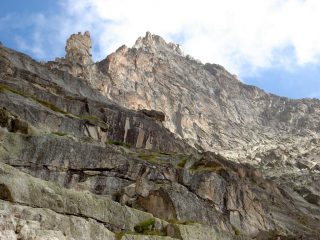 vista della parete S dalla terrazza