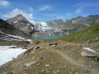 Ghiacciaio e lago del gries