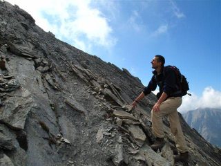 In salita