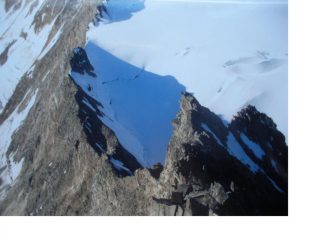 La cresta sud..appena salita.