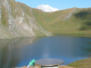 Lago con atmosfera magica