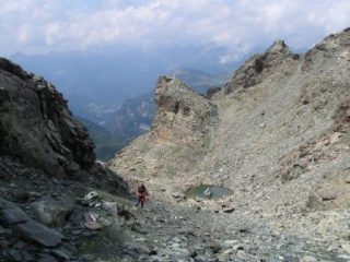 laghetto sotto la cima