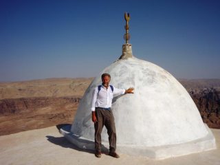 sul tetto della moschea