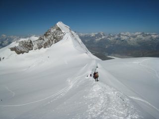 Cresta Ludwingshohe e Liskamm sullo sfondo