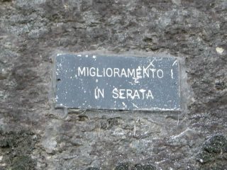 targhetta alla partenza
