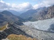 il cordone morenico del grande ghiacciaio di Verra
