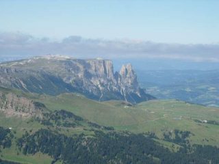 Sciliar e Alpe di Siusi dalla vetta