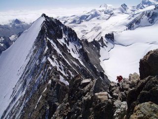 Il lenzspitze dal Nadelhorn