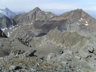 vista sulla Garin dalla vetta....