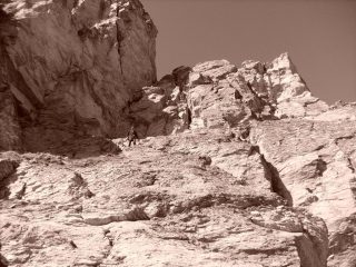 in un dedalo di roccia.....