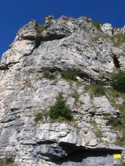 Il tratto più impegnativo è sul Torrione della Discordia