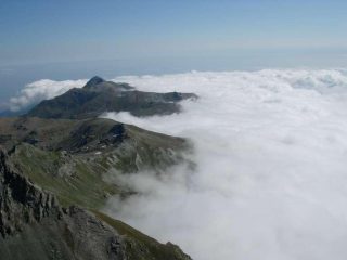 Mare di nubi sulla Valle Po