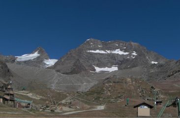 Il lagginhorn da kreuzboden, sulla sx la cresta
