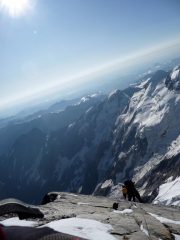 placche prima della breve cresta nevosa