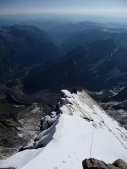 Breve cresta prima degli ultimi risalti