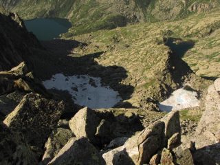  laghi eugio e losere dalla quota 2815m.