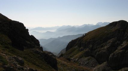 Controluce verso il vallone dell'Arma.....