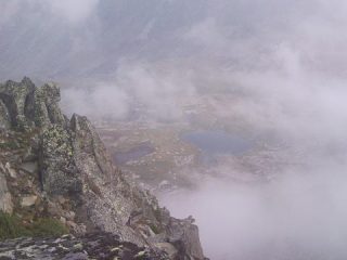 Dalla cima il vallone del Loo