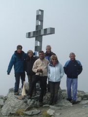 Il gruppo in punta