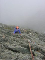 podina sotto la grandinata