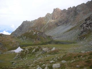 Il lago Molera.
