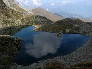 Lago di Cournouy dal Col de Breuil