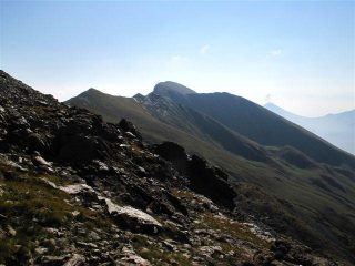 La cresta verso il Roccenie