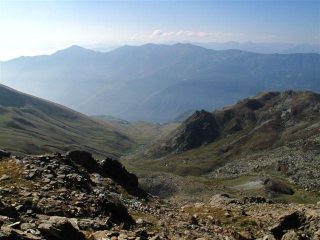 Panorama sul vallone di salita
