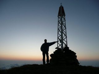 Alba in cima al Verzel.