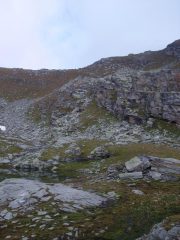 dal lago Vercellina verso il colle della Crocetta
