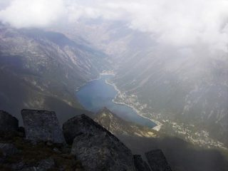 il lago di Ceresole dalla cima della Crocetta