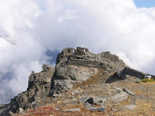 i ruderi di vetta