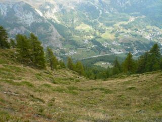scendendo dalla finestra di Cignana