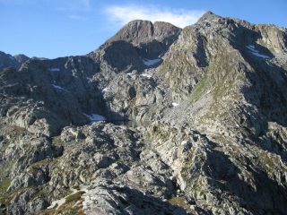 Vista su Monfandì, Punta e Lago Liamau, dalla P. Occ. dei Burè