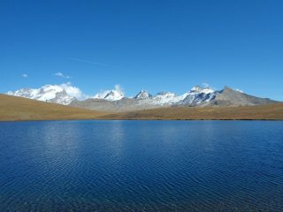 Vista dal lago Rosset