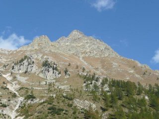 la vetta dal parcheggio