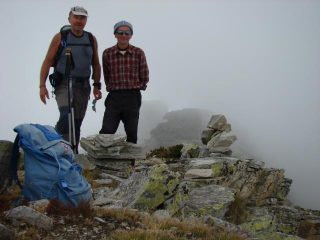 nella nebbia al monte pian di Spigo