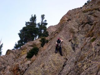 il muro verticale del secondo tiro