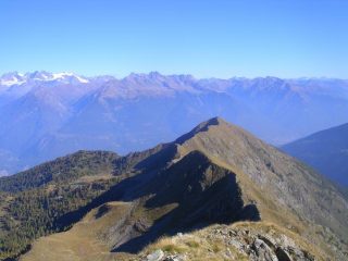 Dalla cima guardando verso nord est