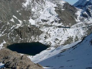 I laghi da sotto la vetta