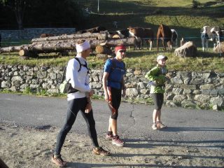 in partenza