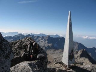 Panorama verso le cime del lago Como