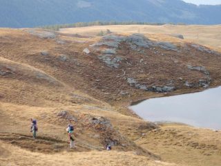 in salita prima del Col Salvè