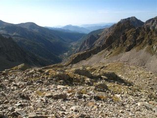 Uno sguardo indietro nella valle di salita
