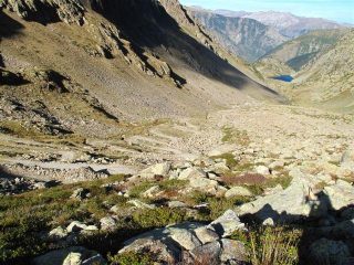 La strada che scende a San Bernolfo