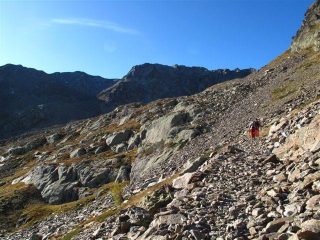 Salendo nel Vallone di Barbacana