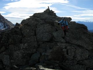 L'intaglio della cima sud