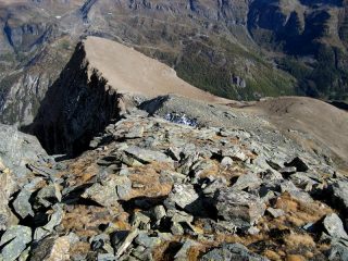 Scendendo al Piccolo Rothorn